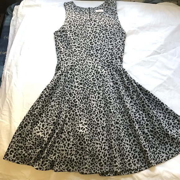 Leopard Print A-line Dress - Picture 2 of 7